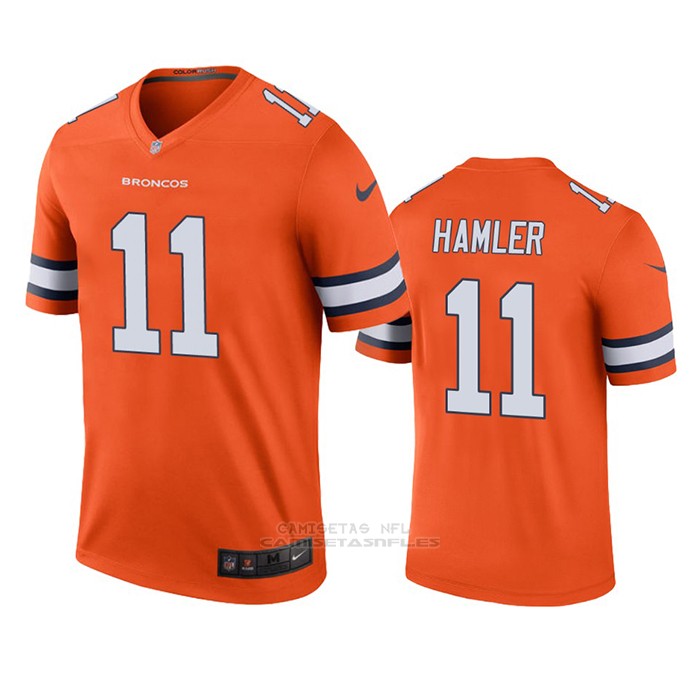 Camiseta NFL Legend Denver Broncos K.j. Hamler Naranja